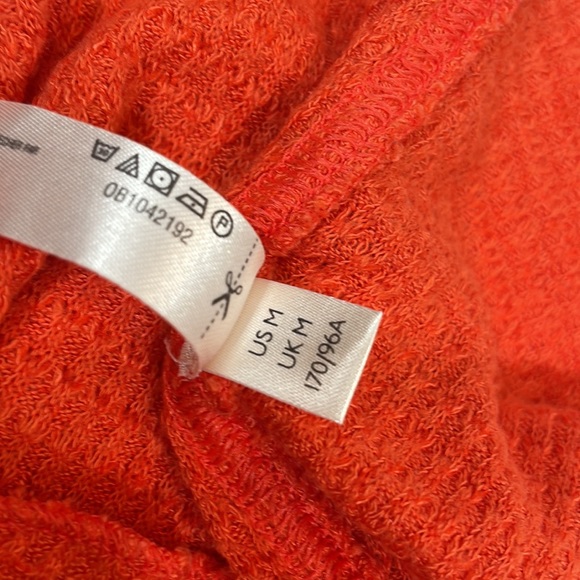 Free People Intimately Long Sleeve Waffle Knit Top M EUC - Picture 7 of 9